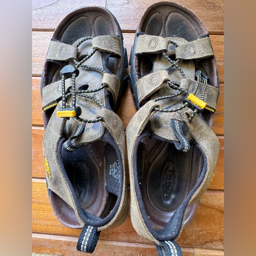 KEEN Sarasota Sport Sandals Womens Size 9 In Brown Leather, Waterproof